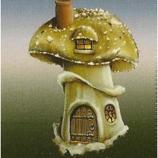 GIFT TAG TOADSTOOL HOUSE